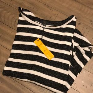 Light striped sweater
